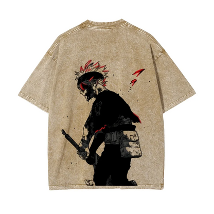 Black Clover Vintage Polera Oversize