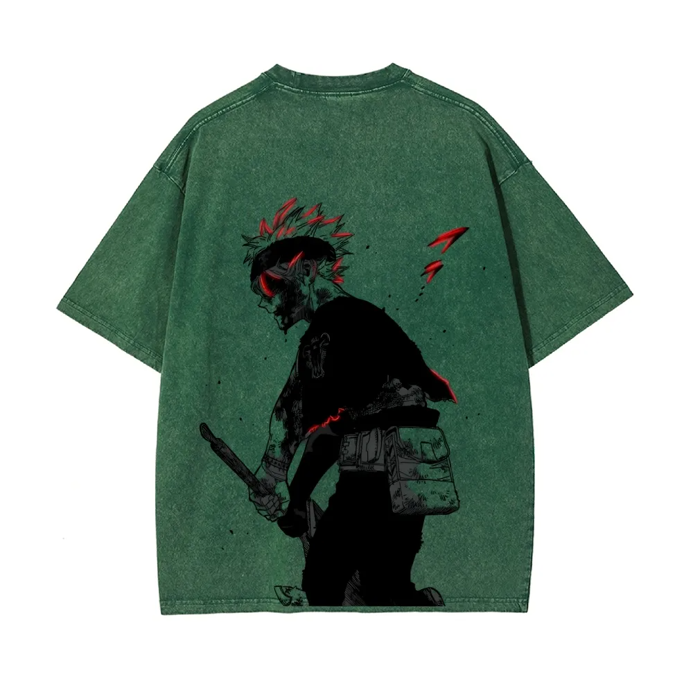 Black Clover Vintage Polera Oversize