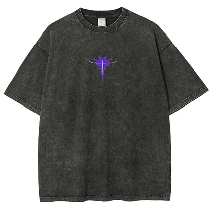 solo leveling Unisex Fit Polera Lavada 2501009735