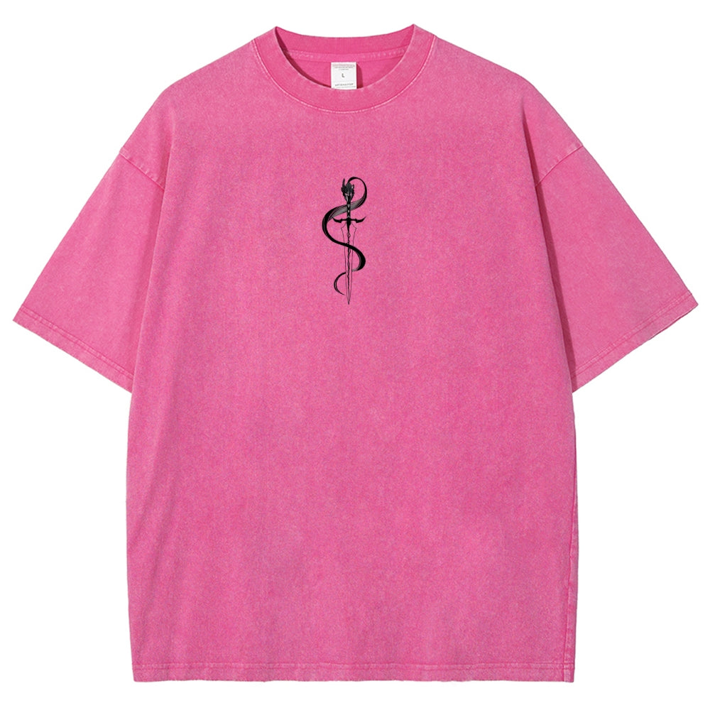 solo leveling Unisex Fit Polera Lavada 2502004303
