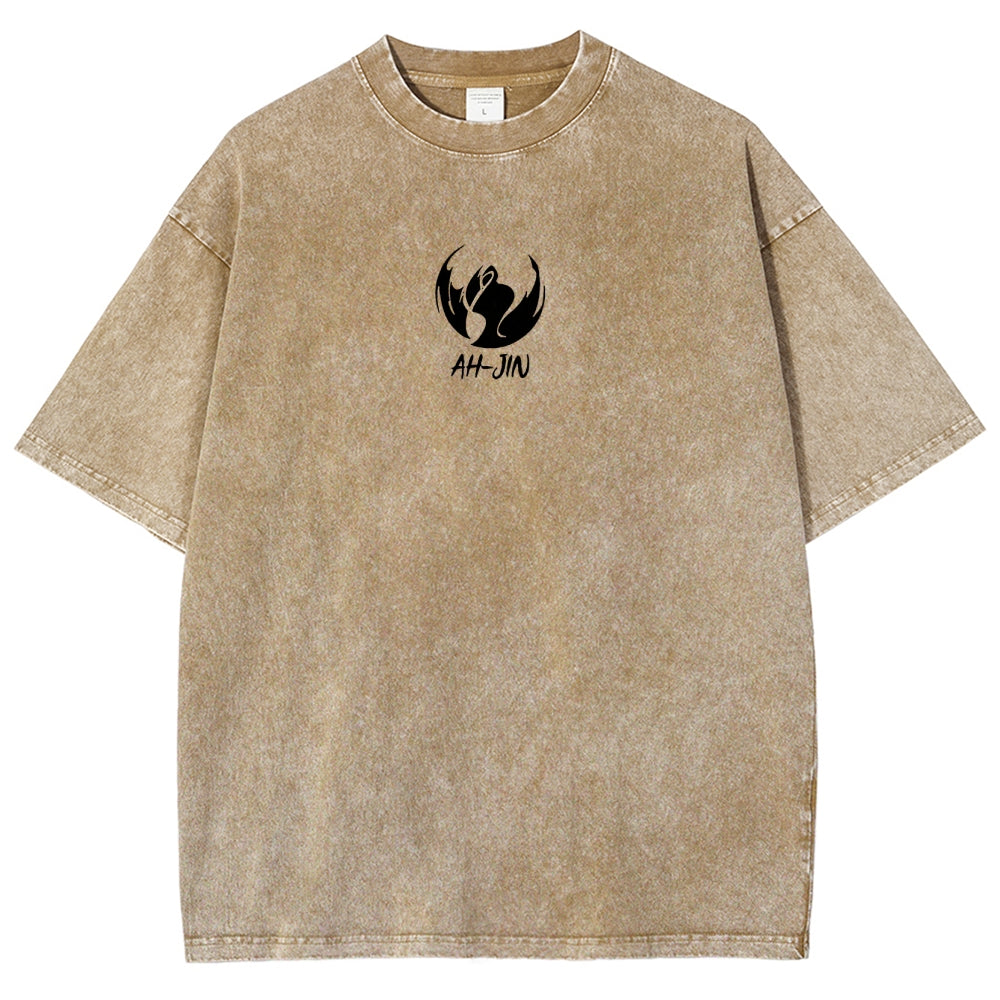 solo leveling Unisex Fit Polera Lavada 2502007458