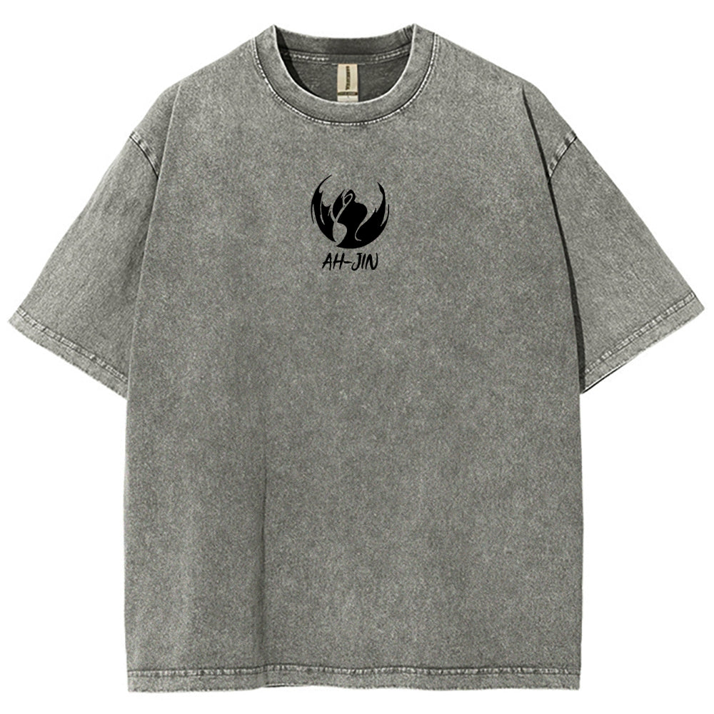 solo leveling Unisex Fit Polera Lavada 2502007458