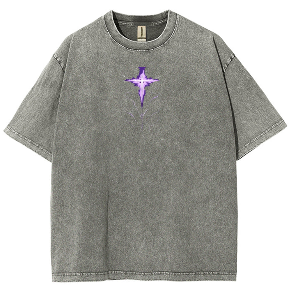 solo leveling Unisex Fit Polera Lavada 2502007460