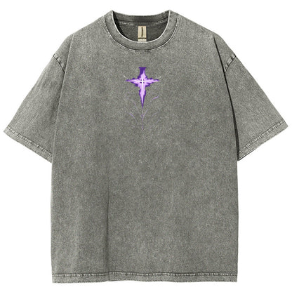solo leveling Unisex Fit Polera Lavada 2502007460