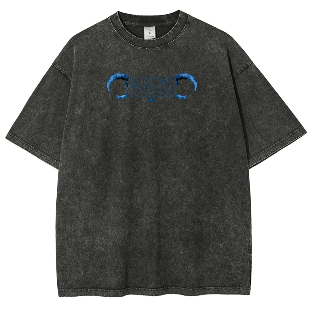 solo leveling Unisex Fit Polera Lavada 2502007532