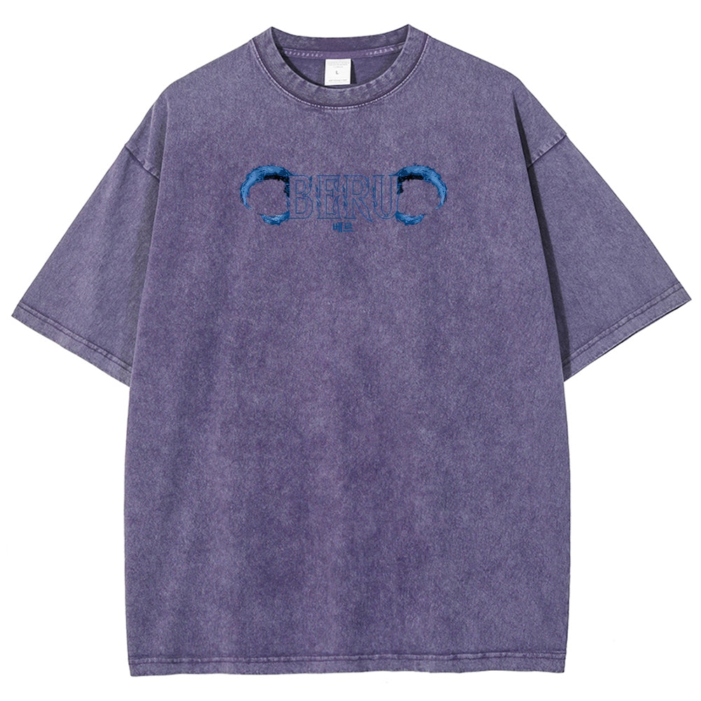 solo leveling Unisex Fit Polera Lavada 2502007532
