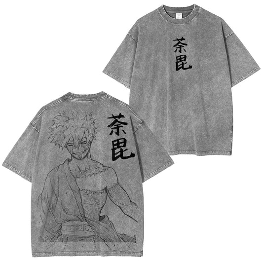My Hero Academia Polera Lavada Vintage