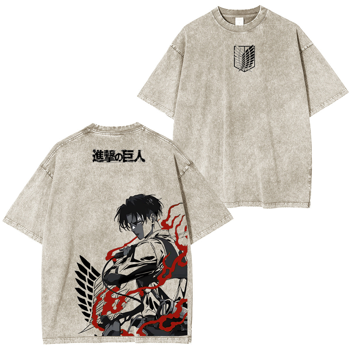 Attack on Titan Washed T-shirt/Crewneck/Hoodie