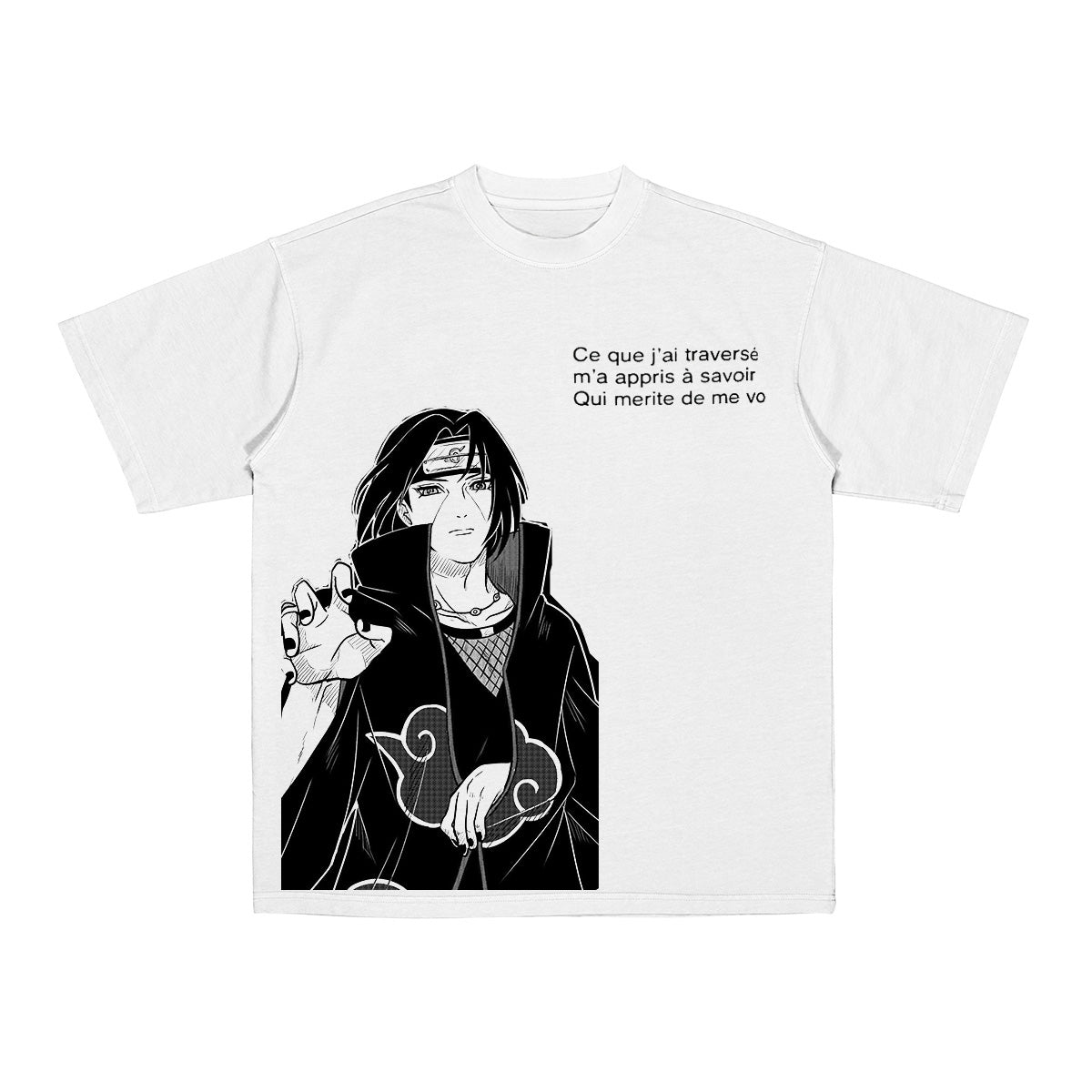 Naruto: Obito Itachi Uchiha Vintage Washed T-shirt/ Cotton T-shirt