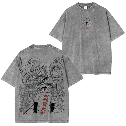 Naruto Polera Lavada Vintage