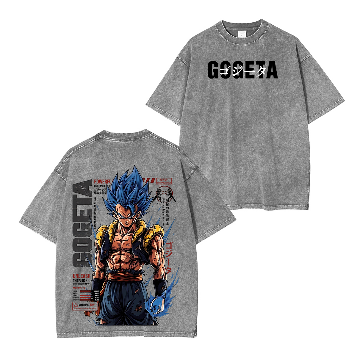 Gogeta Dragon Ball Polera Unisex Lavada