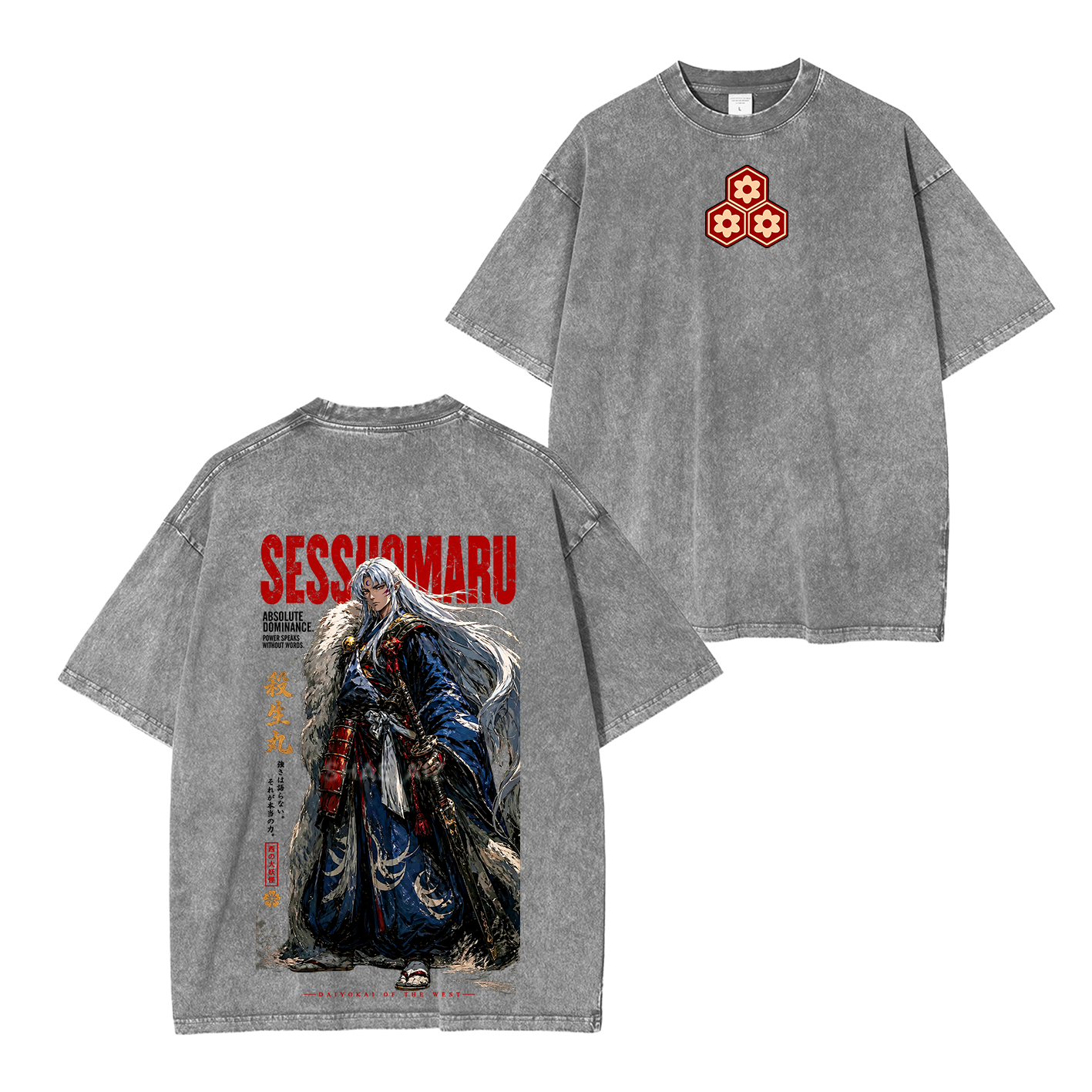 Inuyasha Sesshomaru Unisex Washed T-shirt/Crewneck/Hoodie