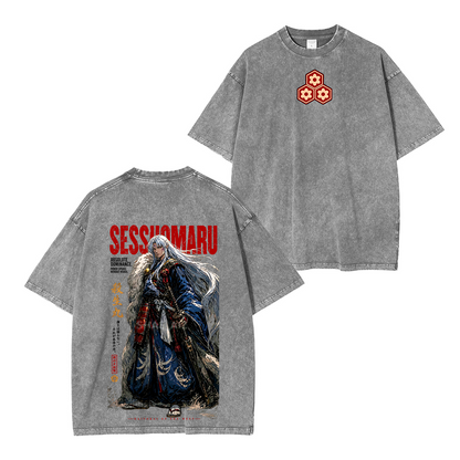 Inuyasha Sesshomaru Unisex Washed T-shirt/Crewneck/Hoodie