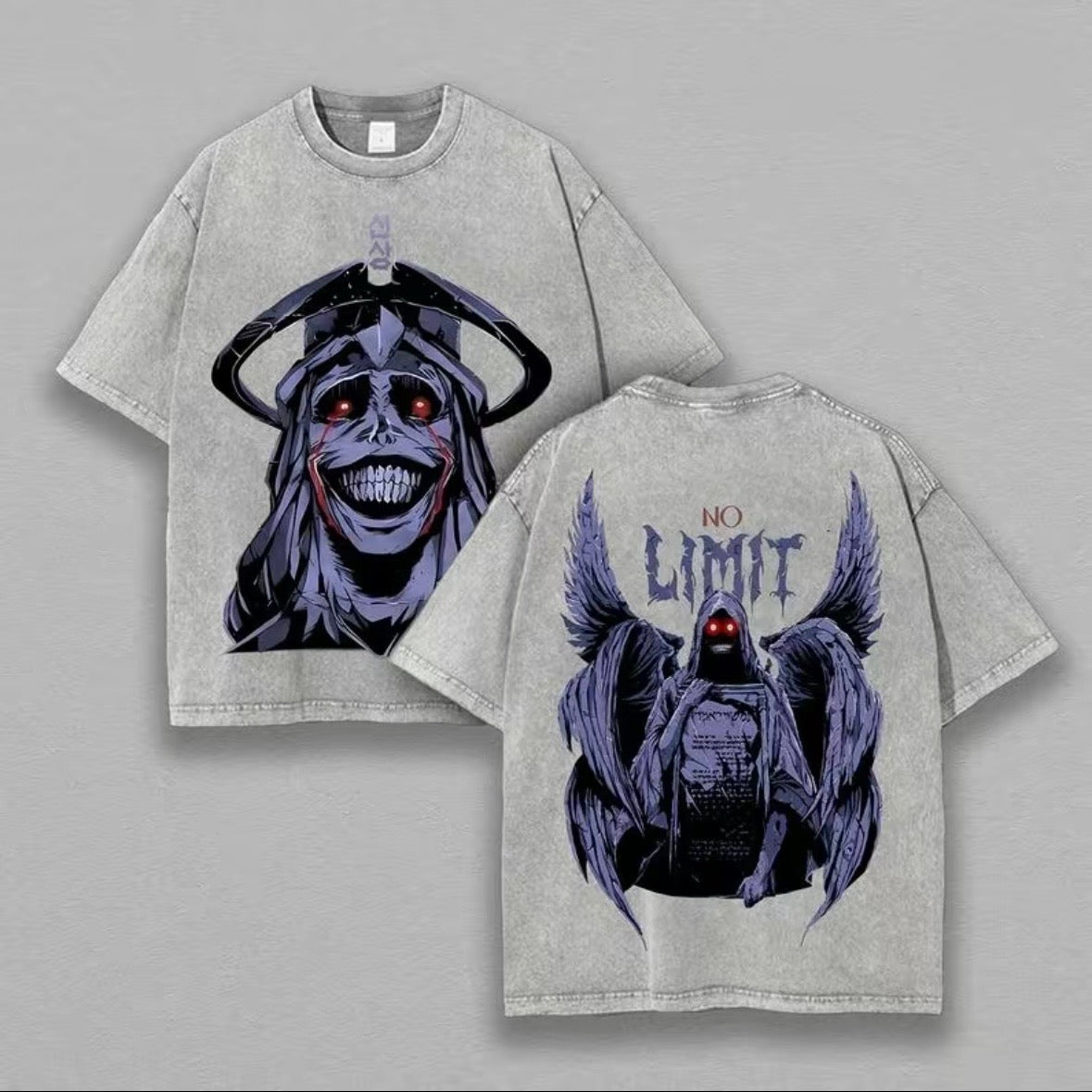 Solo Leveling Printed Men's Polera Lavada