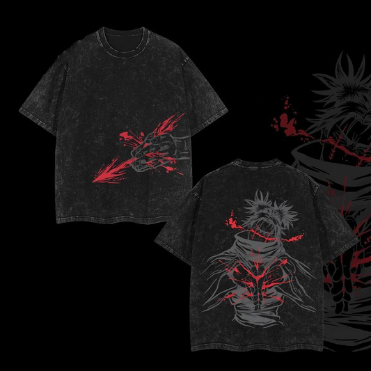 Choso Kamo Polera – JJK Merch Clothing Washed Cotton.