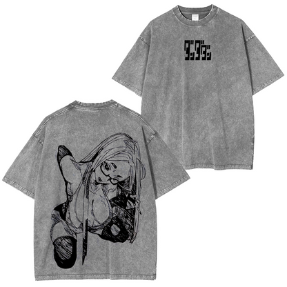 Seiko Ayase,Dandadan Anime Polera Unisex Lavada