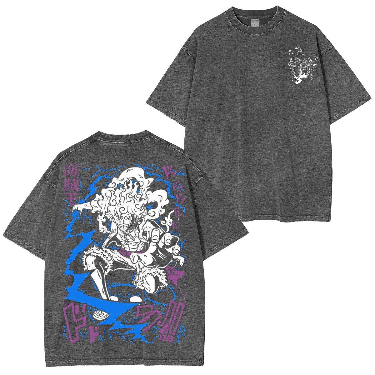 Luffy One Piece Washed T-shirt/Crewneck/Hoodie