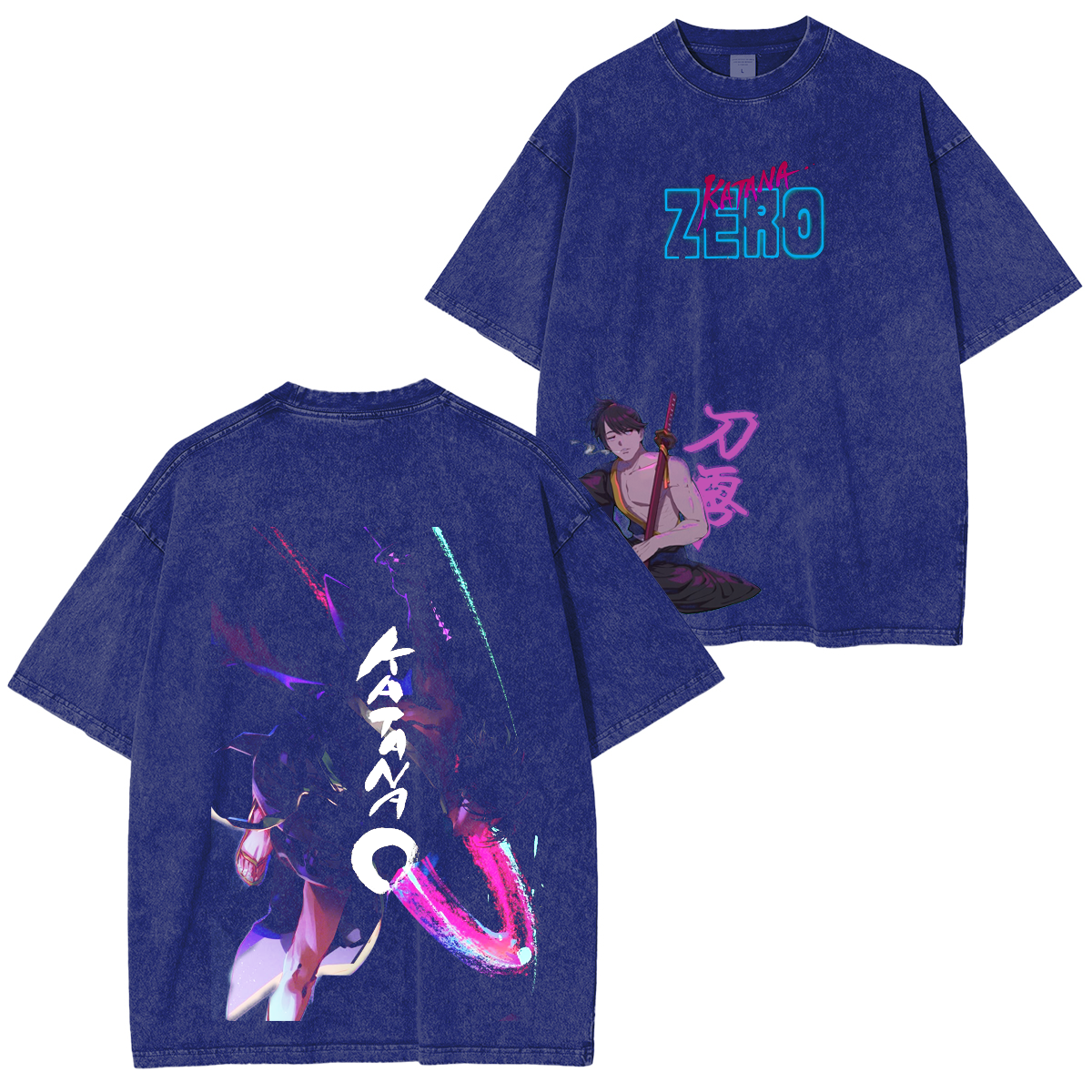 Katana ZERO Unisex Washed T-shirt/Crewneck