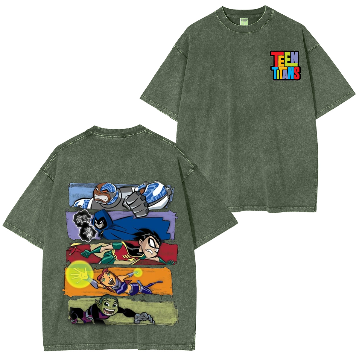 Teen Titans Unisex Washed T-shirt/Crewneck/Hoodie
