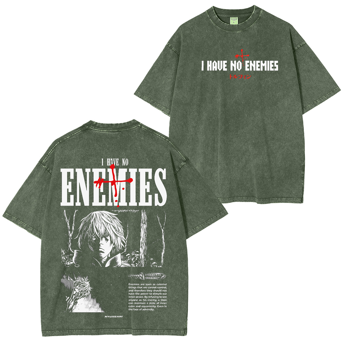 Vinland Saga Unisex Washed T-shirt/Crewneck/Hoodie
