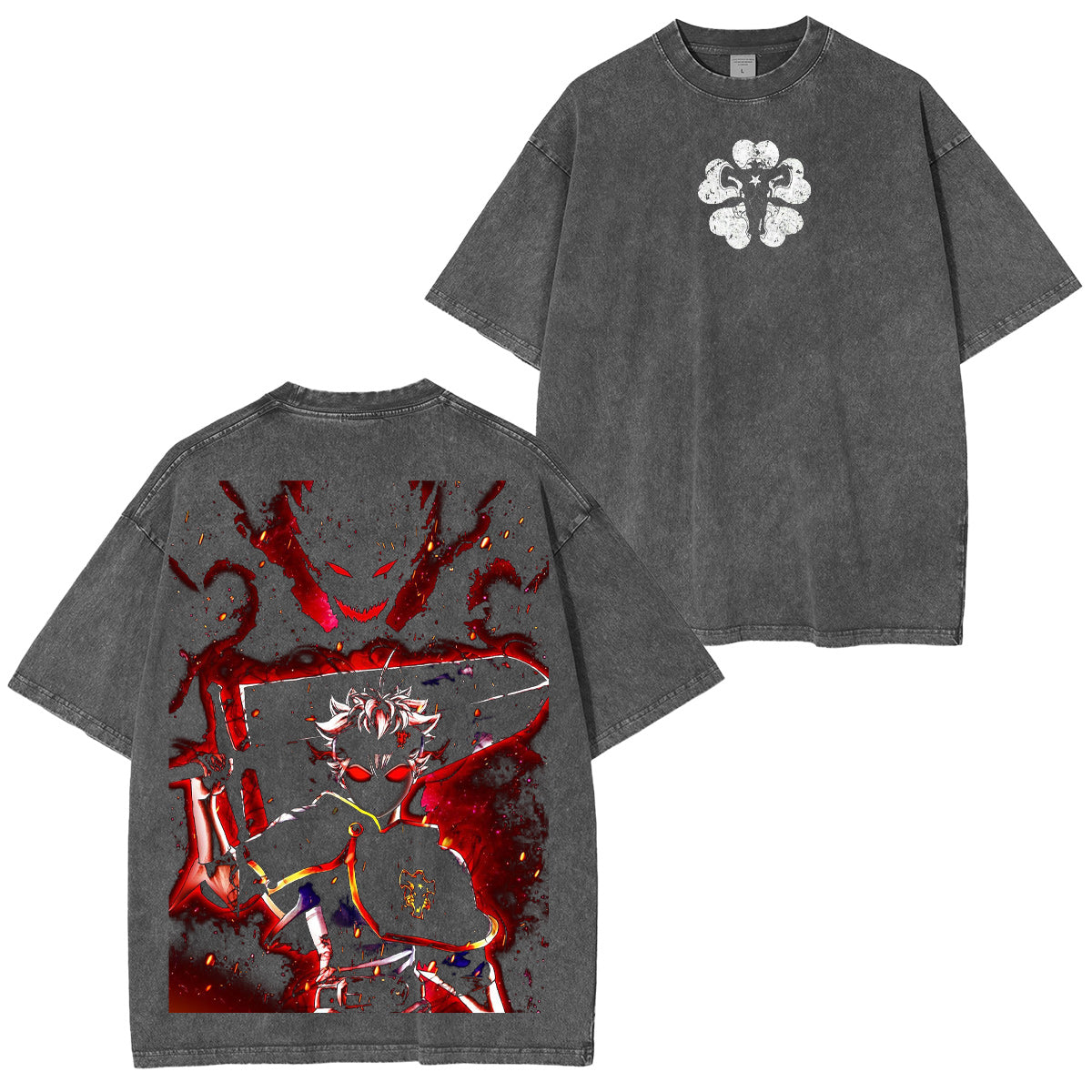 Black Clover Washed T-shirt/Crewneck/Hoodie