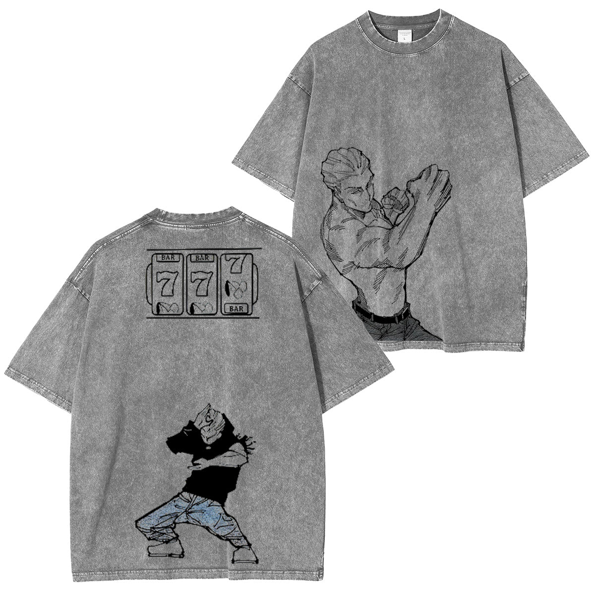 Hakari Kinji Jujutsu Kaisen Washed T-shirt/Crewneck/Hoodie