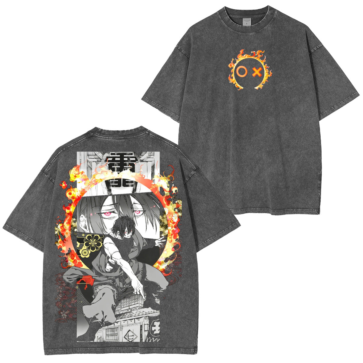 Shinra Kusakabe Fire Force Washed T-shirt/Crewneck/Hoodie