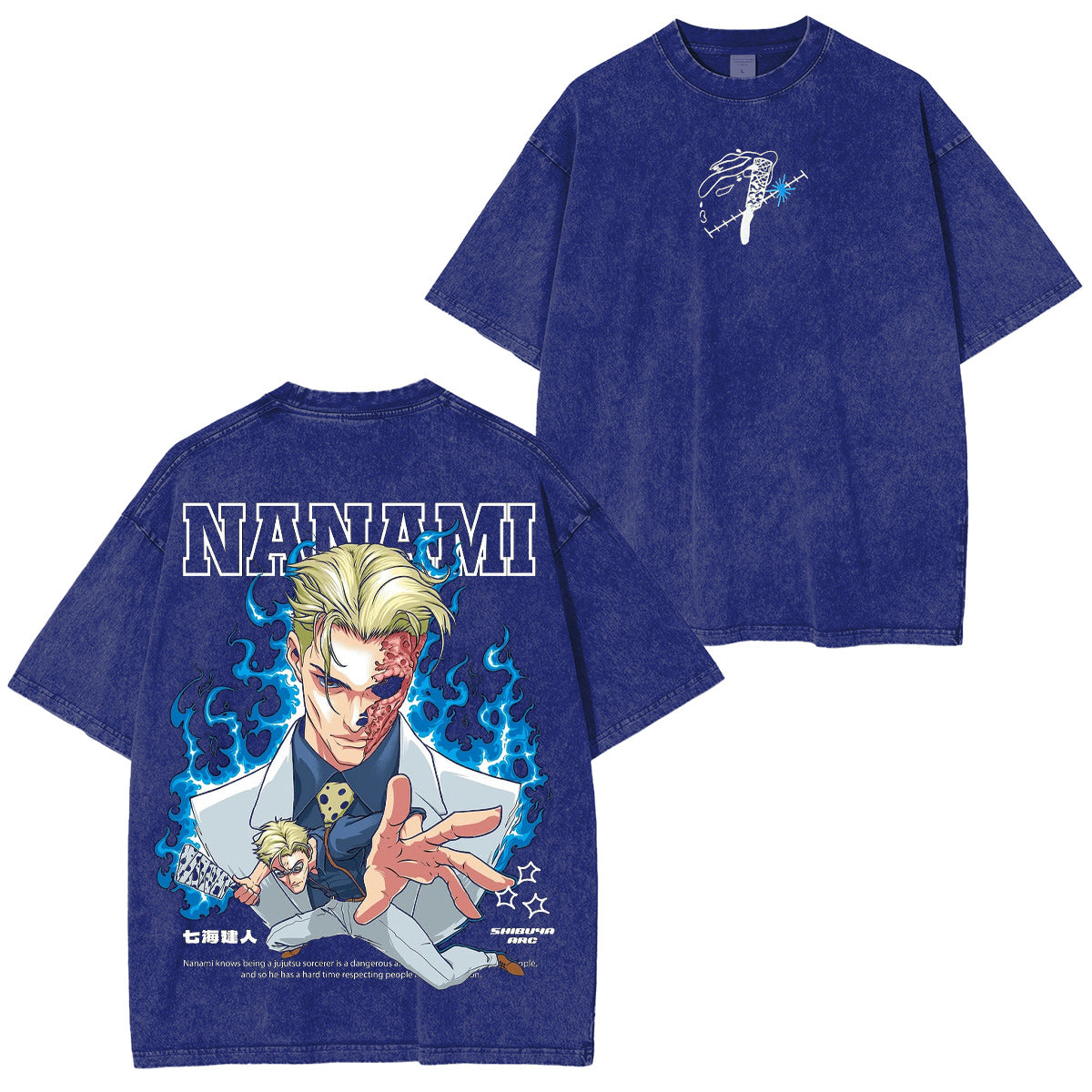 Kento Nanami Jujutsu Kaisen Washed T-shirt/Crewneck/Hoodie