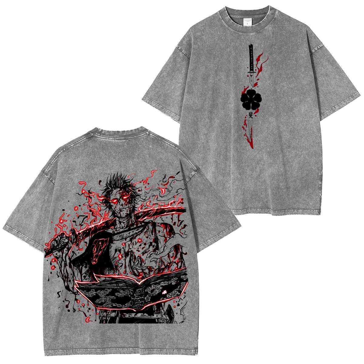 Black Clover Polera Lavada