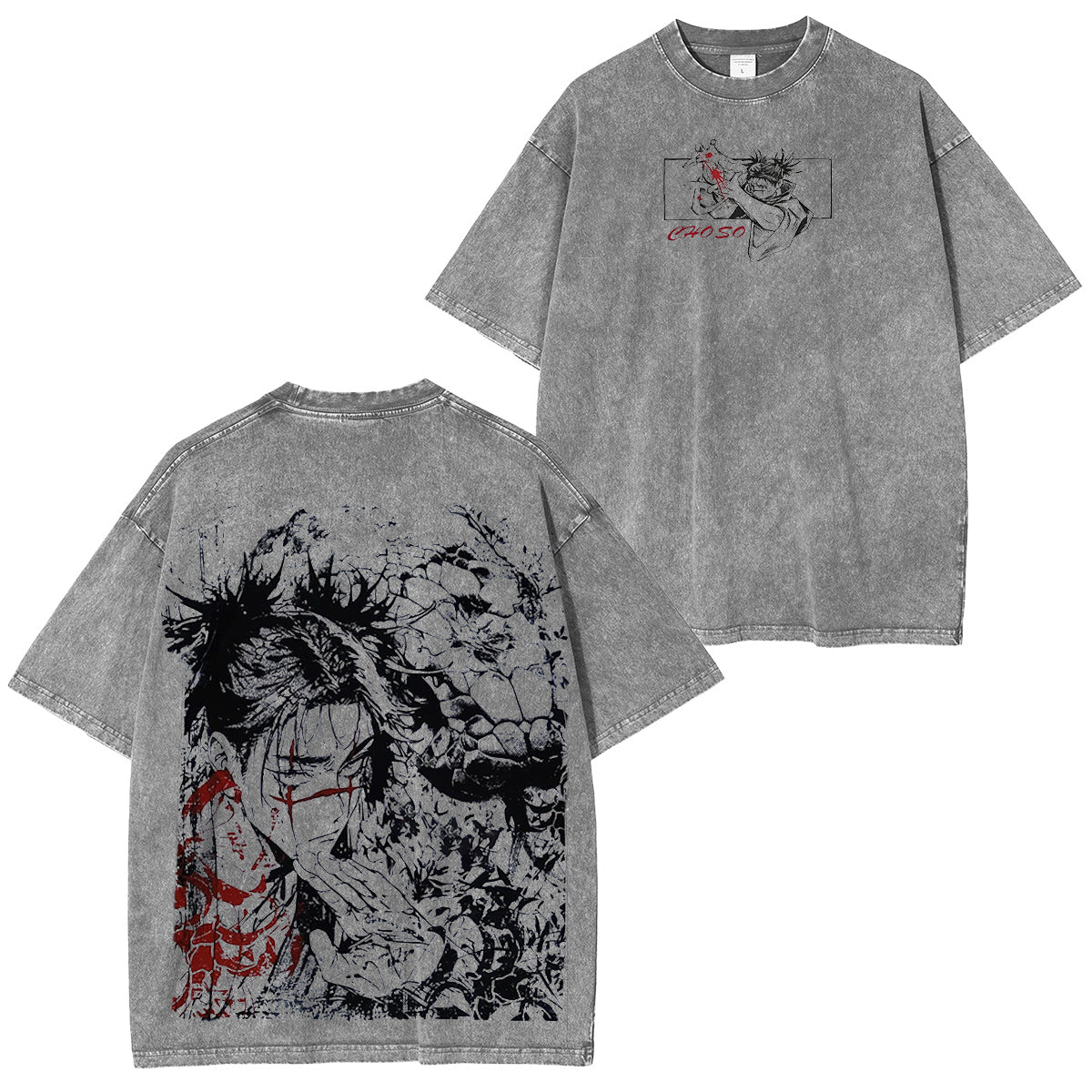 Jujutsu Kaisen Washed T-shirt/Crewneck/Hoodie