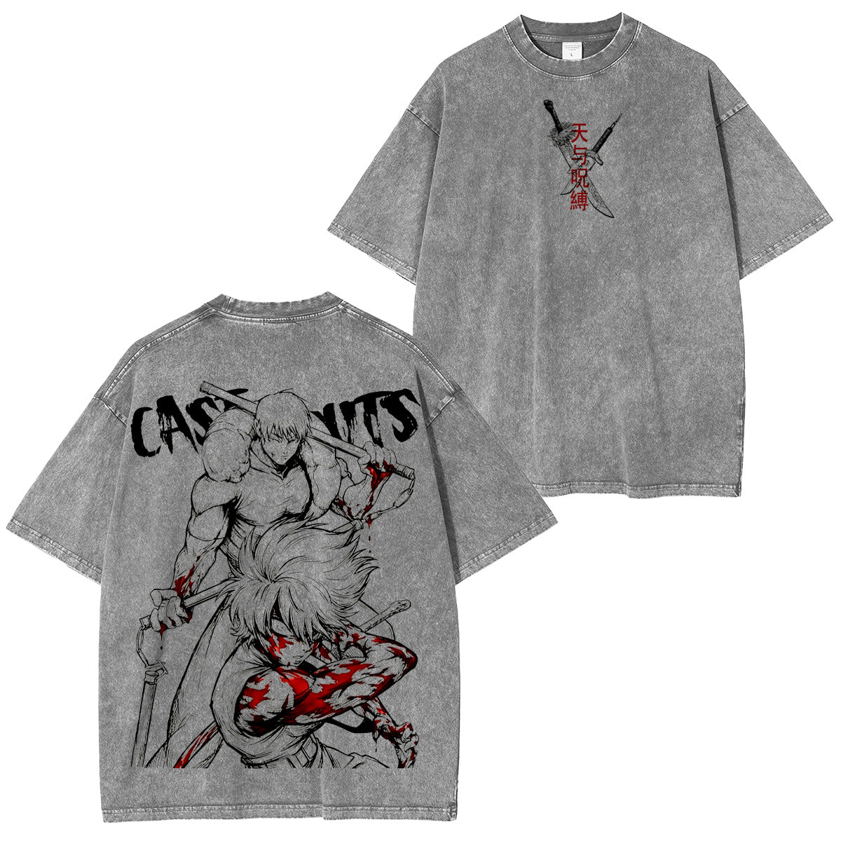 Maki Zenin Jujutsu Kaisen Washed T-shirt/Crewneck/Hoodie