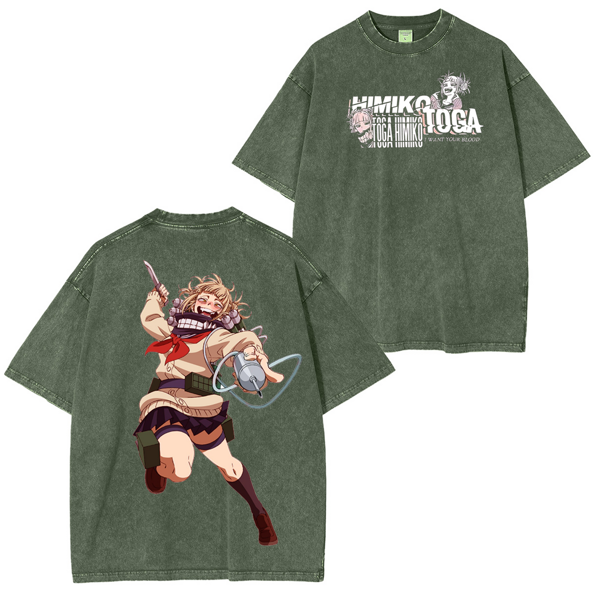 Himiko Toga My Hero Academia Anime Polera Lavada