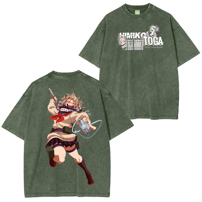 Himiko Toga My Hero Academia Anime Polera Lavada