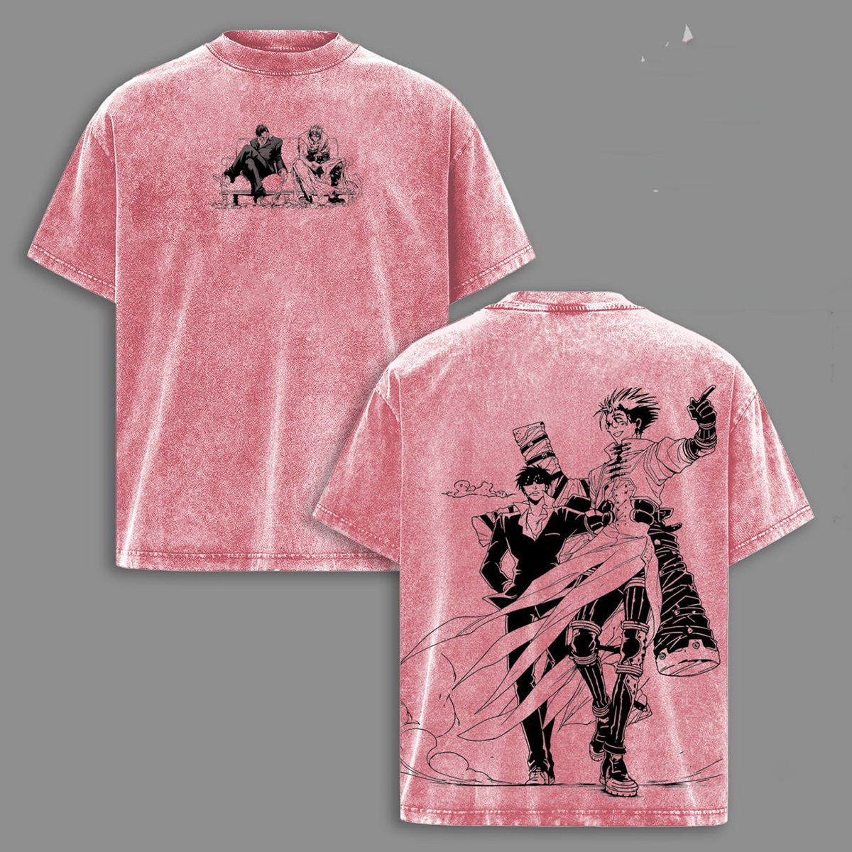 Trigun VASH The Stampede Vintage Washed T-shirt/Crewneck/Hoodie