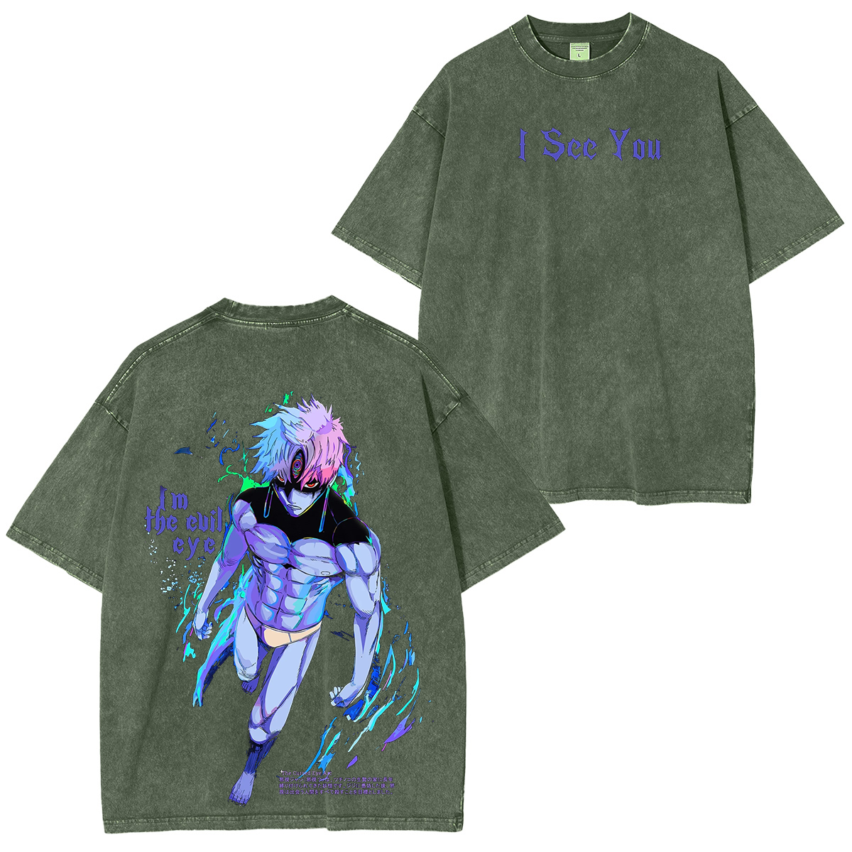 Dandadan Manga Anime Washed T-shirt/Crewneck/Hoodie