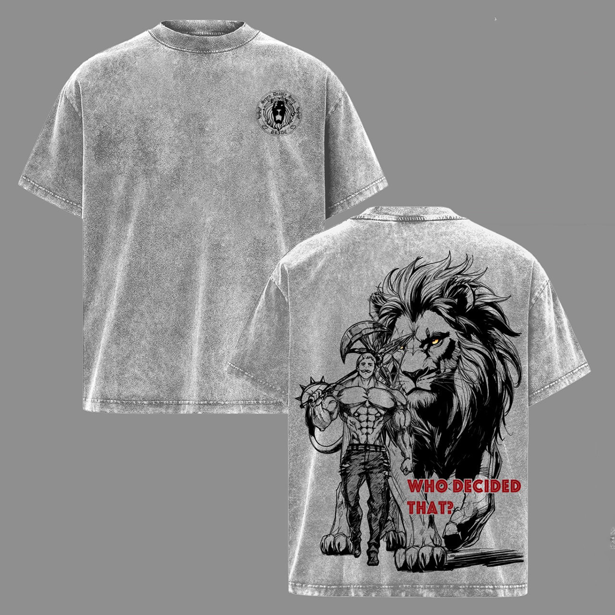The Seven Deadly Sins Washed T-shirt/Crewneck/Hoodie