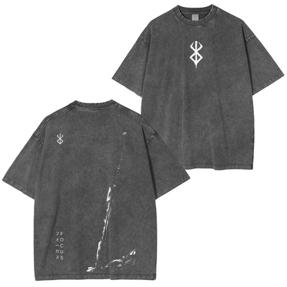 Berserk Anime Polera Lavada