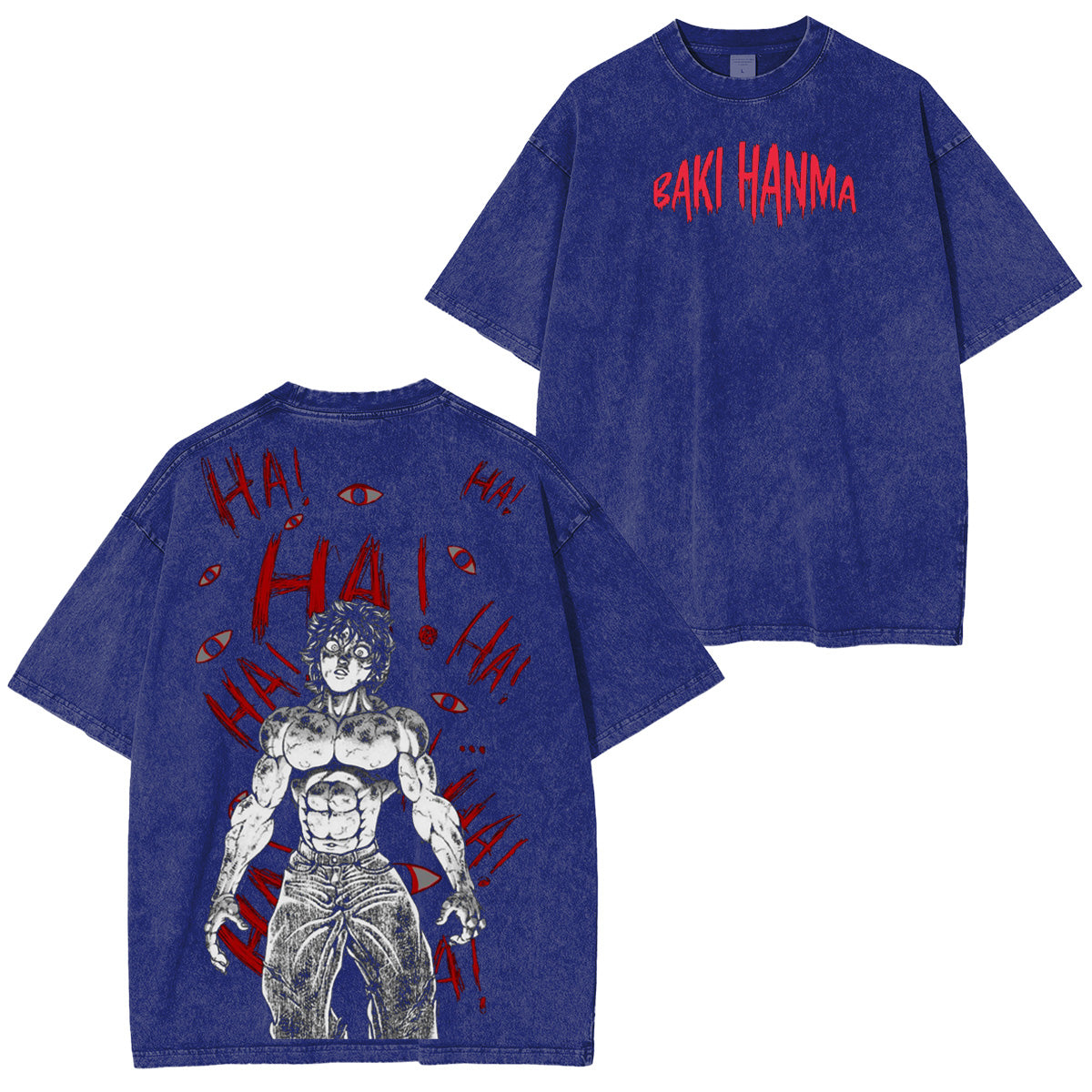 Baki Hama Washed T-shirt/Crewneck/Hoodie