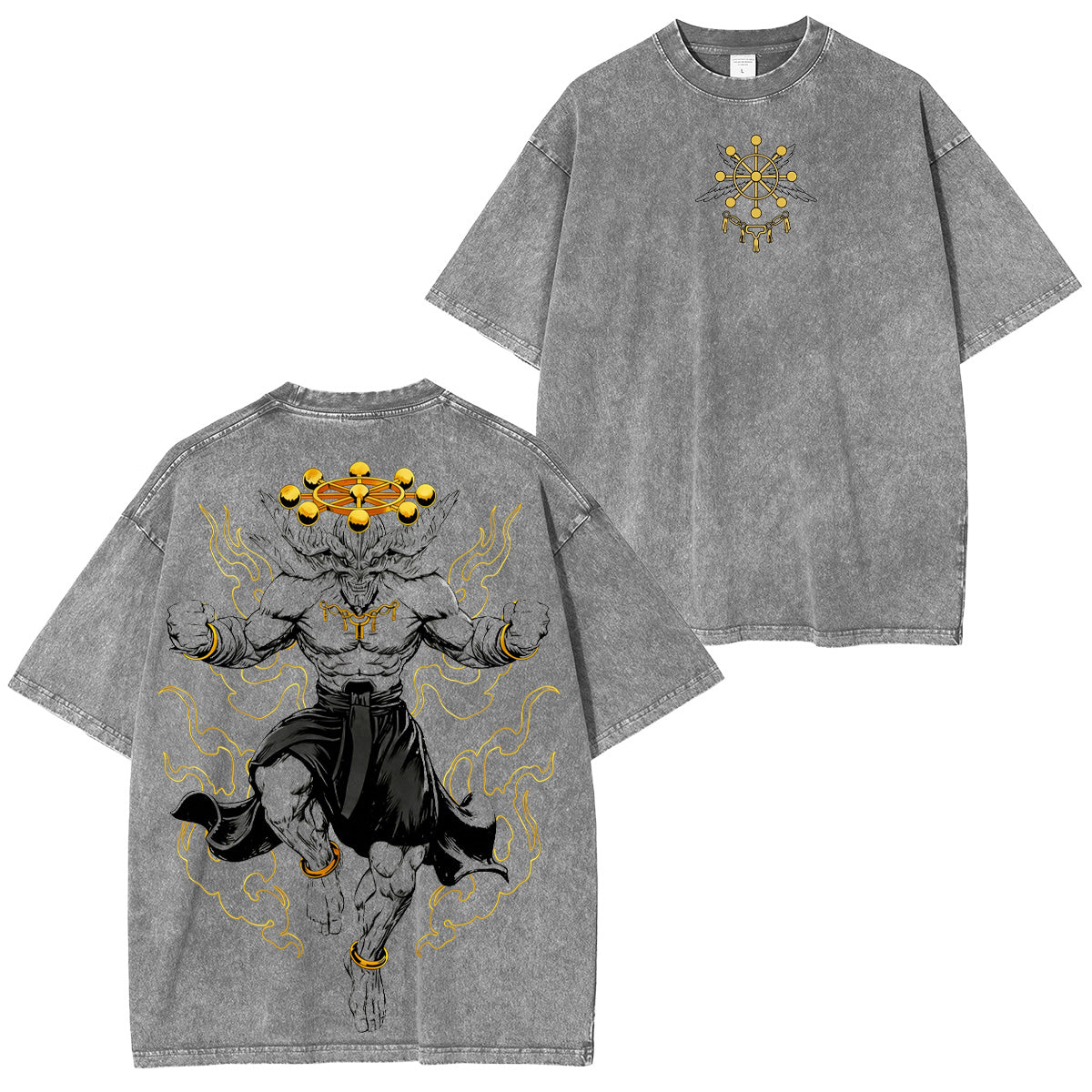 Mahoraga Jujutsu Kaisen Washed T-shirt/Crewneck/Hoodie