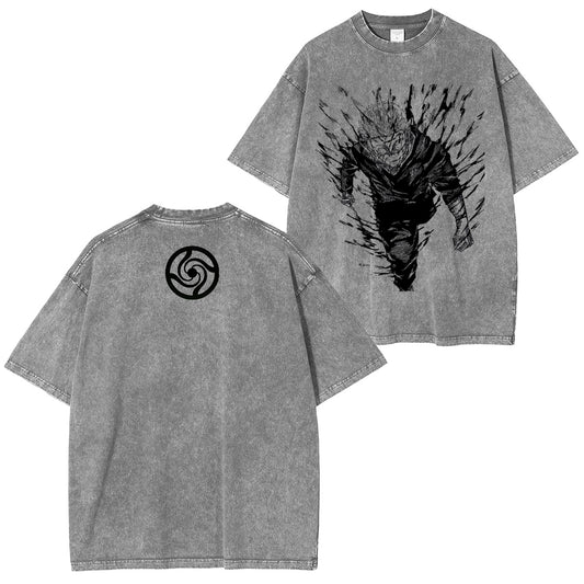 Yuji Itadori Jujutsu Kaisen Anime Washed T-shirt/Crewneck/Hoodie