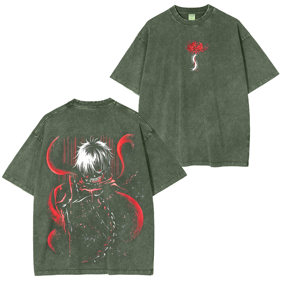 Tokyo Ghoul Vintage Polera Unisex Lavada
