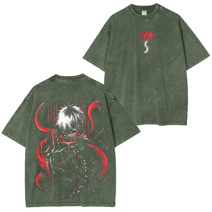 Tokyo Ghoul Vintage Polera Unisex Lavada
