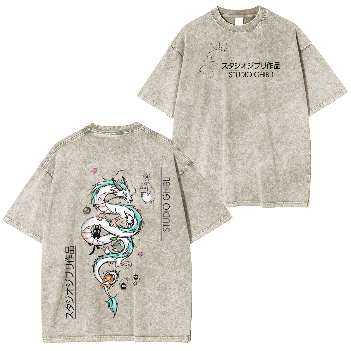 Studio Ghibli Washed T-shirt/Crewneck/Hoodie