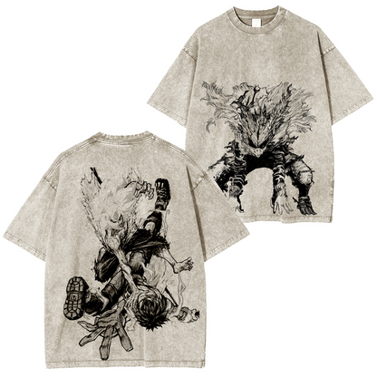 My Hero Academia Polera Lavada Vintage