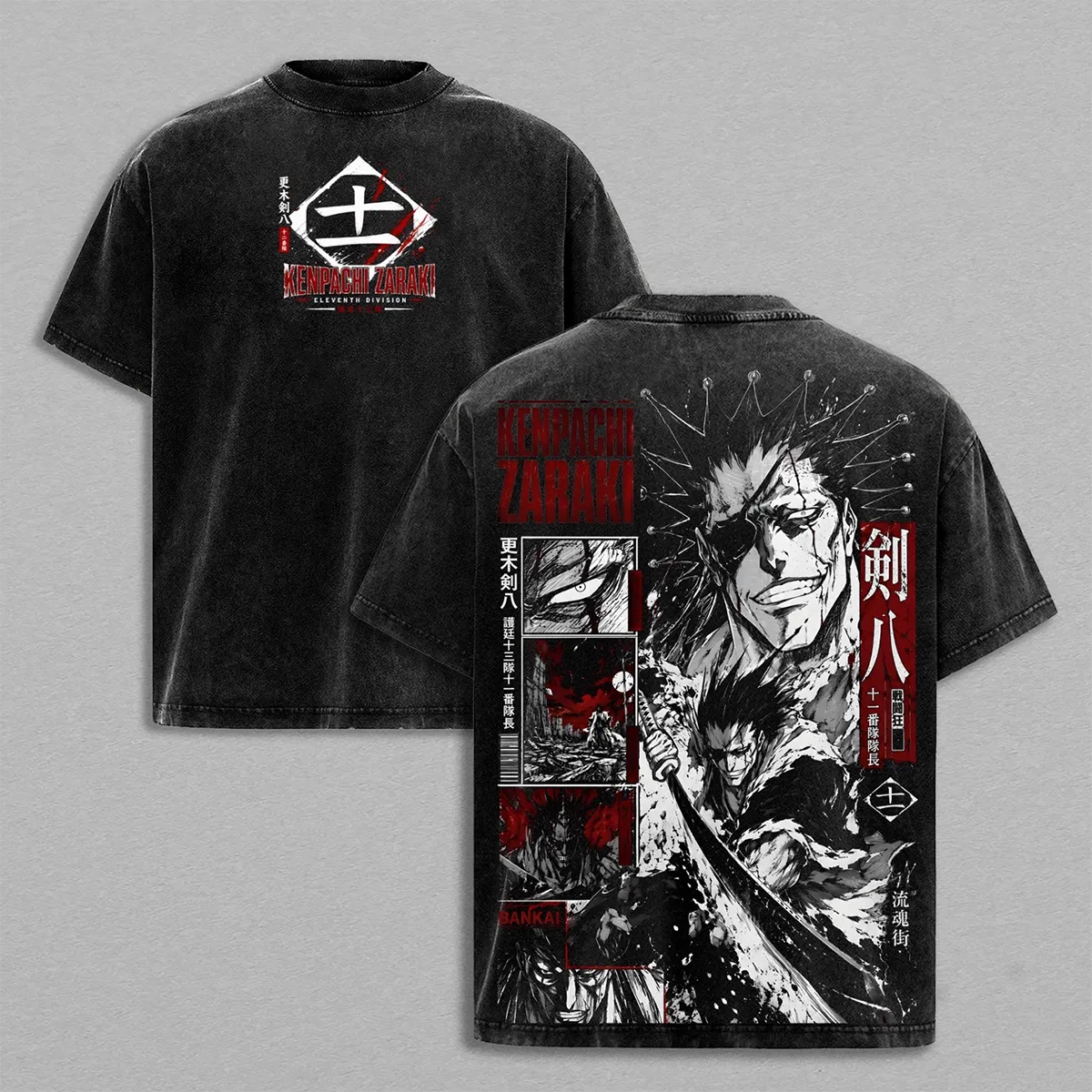 Bleach Polera Lavada Vintage