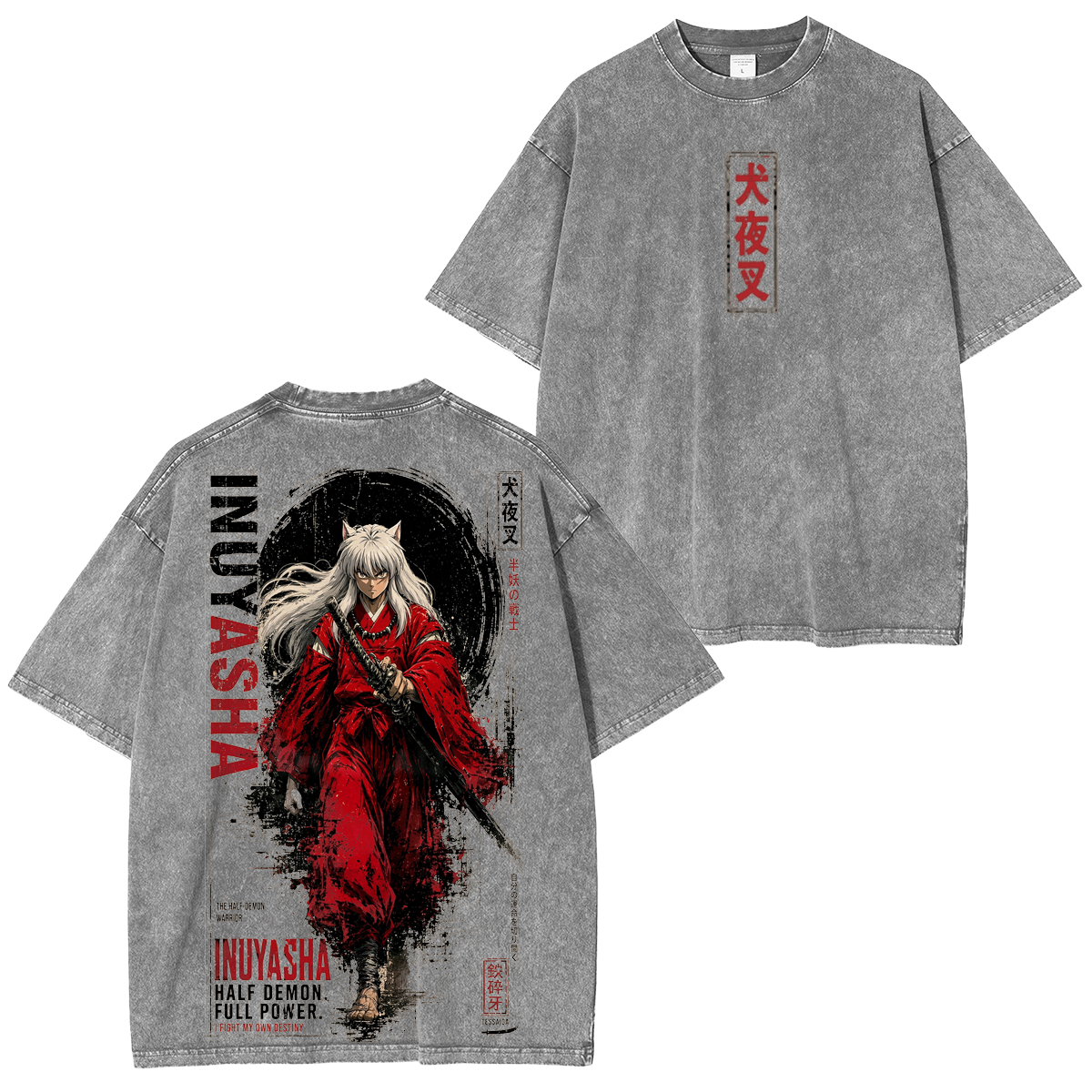Inuyasha Polera Lavada