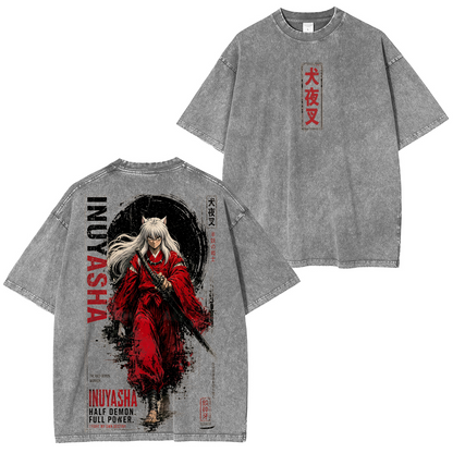 Inuyasha Polera Lavada
