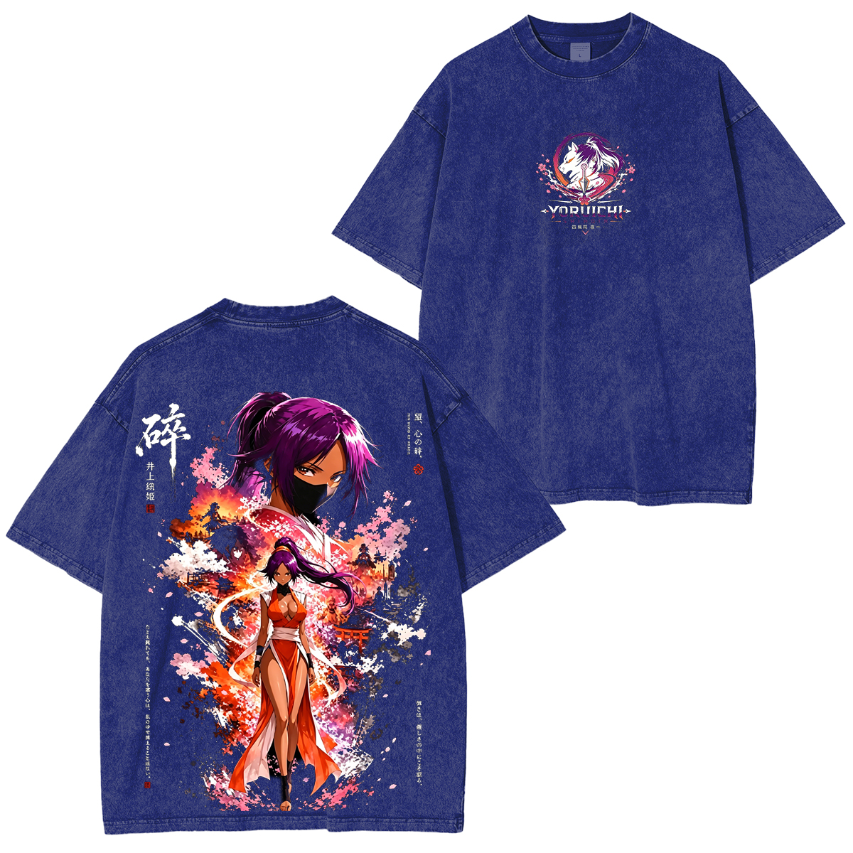 Bleach Yoruichi Kashimo Anime Polera Lavada