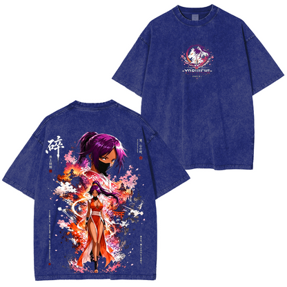 Bleach Yoruichi Kashimo Anime Polera Lavada