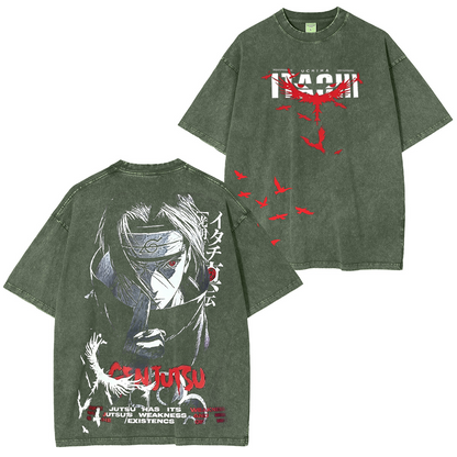 Naruto Polera Lavada Vintage